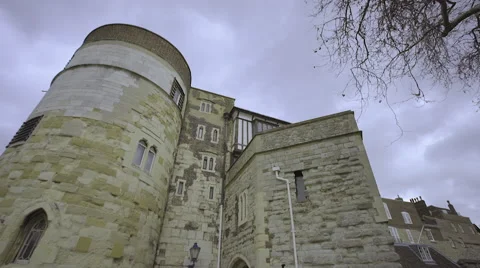 Ancient Tower of London Video stock 58820147