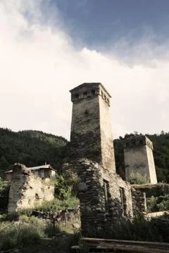 Ancient tower Stock Photos