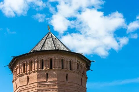 The ancient towers of the Suzdal Kremlin. Stock Photos