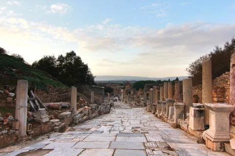  the ancient town epehus turkey Stock Photos