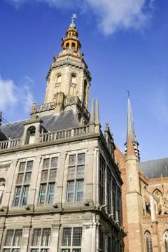 Ancient town hall Foto stock