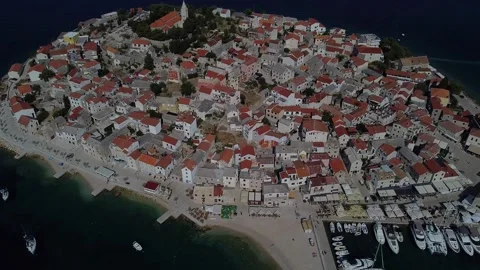 Ancient Town from sky Video stock 159067107