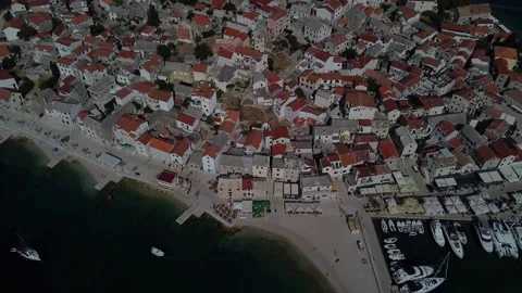 Ancient Town from sky Video stock 159067871