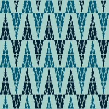 Ancient triangle seamless pattern Stock Illustration