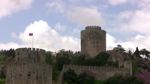 The ancient turkish fortress Stock Footage 106487366