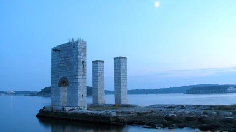 Ancient twilight Stock Footage 881259