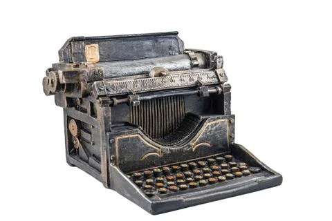 Ancient typewriter Stock Photos
