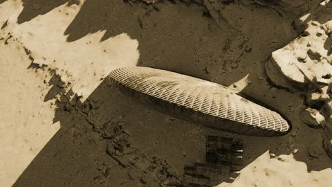 Ancient UFO Discovery Stock Footage 281527417