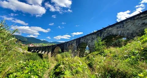 Ancient viaduct Stock Photos