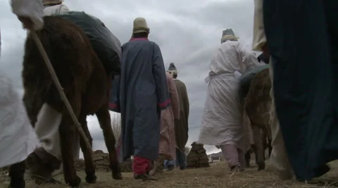 In The Ancient Village Stock Footage 46073305