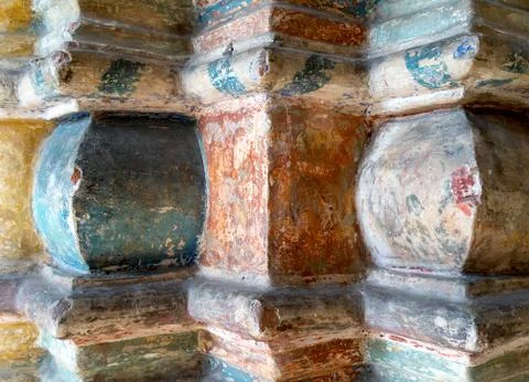 Ancient wall background Stock Photos