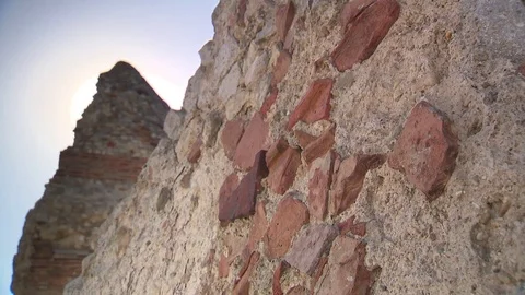 Ancient wall Stock Footage 73665177