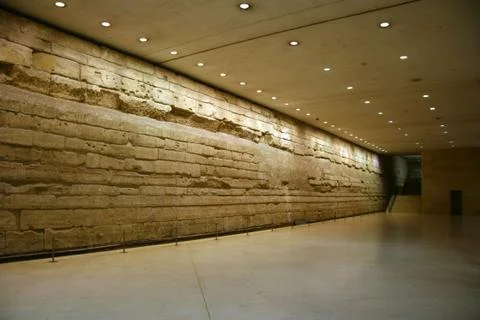 Ancient wall in hall Stock-Fotos