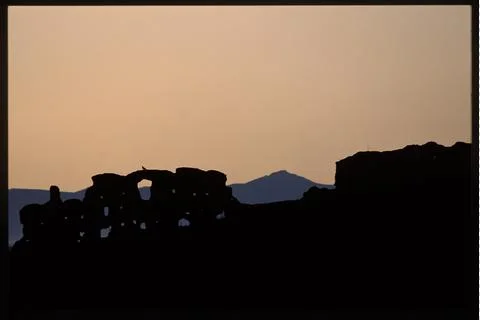Ancient wall in Morocco Stock Photos