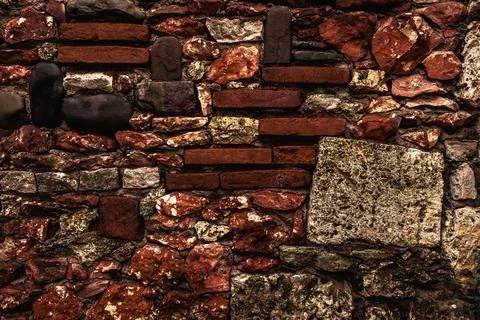 Ancient wall old stone Stock-Fotos