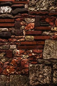 Ancient wall old stone Photos