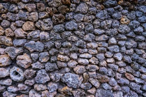 Ancient wall old stone Foto stock