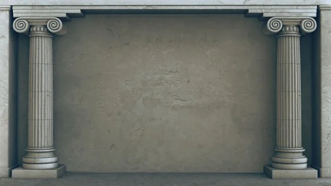 Ancient Wall Opening Stock Footage 100530574