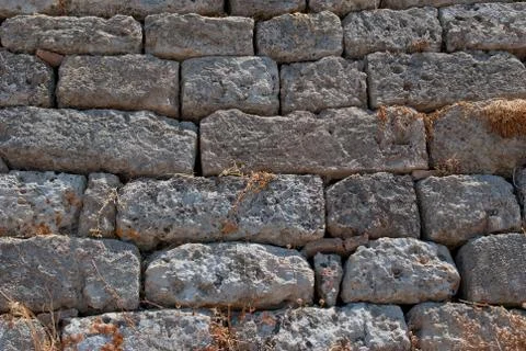 Ancient wall. Stock Photos
