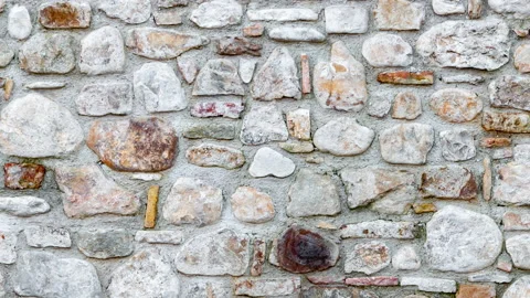 Ancient wall stone, Italy. Stock Footage 140681957
