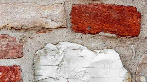 Ancient wall stone, Italy. Stock Footage 143785177