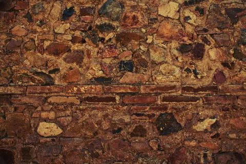 Ancient wall texture to be used as background Stock Photos