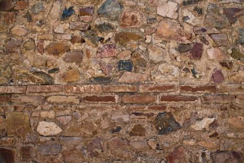 Ancient wall texture to be used as background Stock Photos