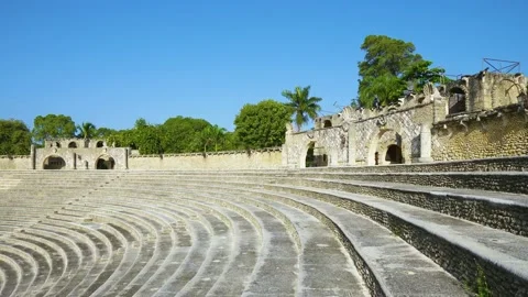 Ancient walls keep the historical secrets of the old city.  Stock Footage 166002918
