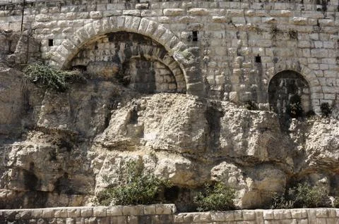Ancient walls Stock Photos