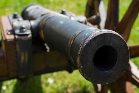 Ancient war cannon Foto stock