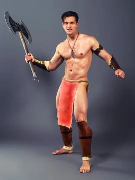 Ancient warrior Stock-Fotos