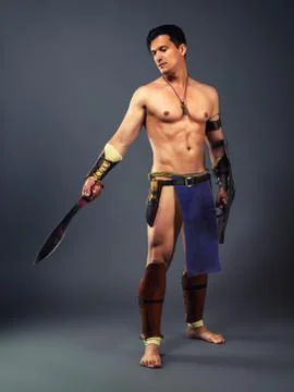 Ancient warrior Stock-Fotos