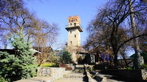 Ancient watchtower Stock Photos