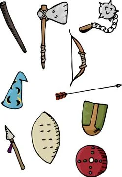 Ancient Weapons I Illustration