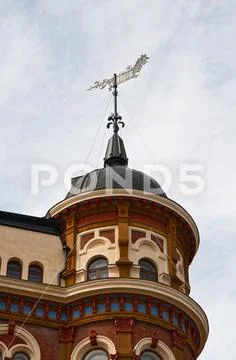 Ancient weather vane Stock Photos