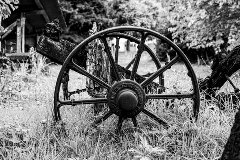 Ancient wheels Stock Photos