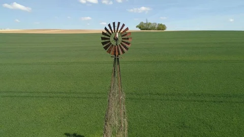 Ancient Windmill 3 Stock Footage 108338225