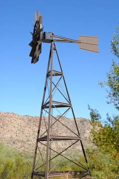 An ancient windmill Stock Photos