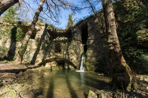 Ancient windmill Stock Photos
