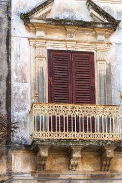 The ancient window Stock Photos
