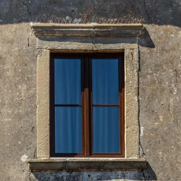 The ancient window Stock Photos