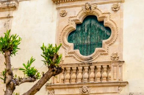 The ancient window Stock Photos