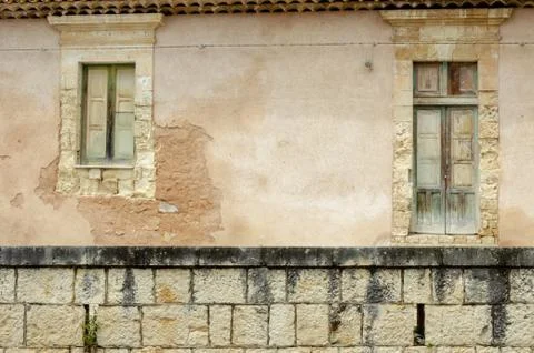 The ancient window 库存照片