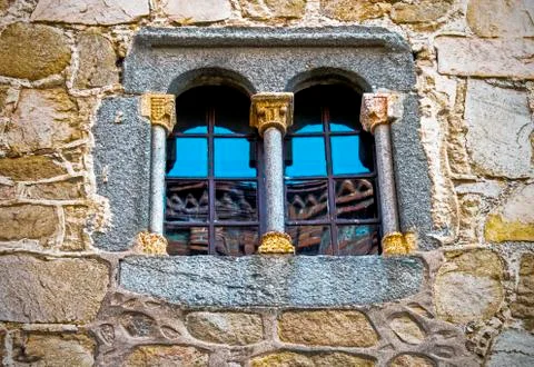 Ancient  window Stock Photos