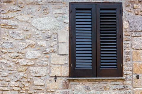 The ancient window Stock Photos