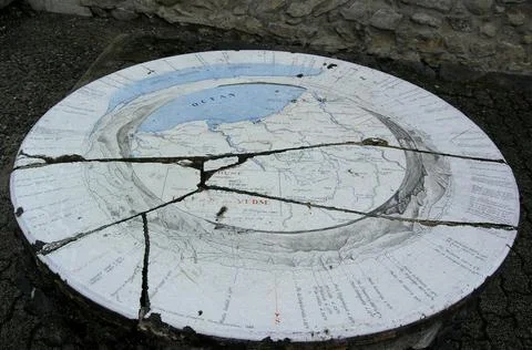 Ancient world map Stock Photos