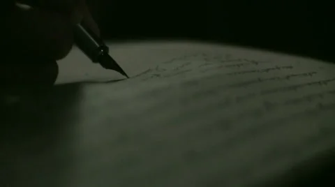 Ancient writer Stock Footage 62558320