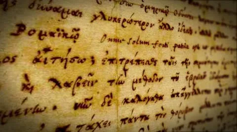 Ancient Writing Background Stock-Footage 8960929