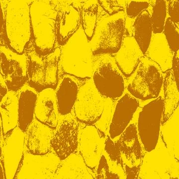 Ancient yellow stone wall  background vector illustratuin Illustrazione stock