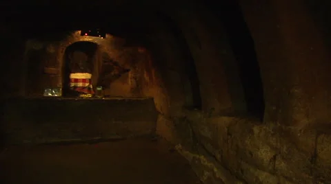 Ancinet Buddhist Temple altar Stock Footage 41380062